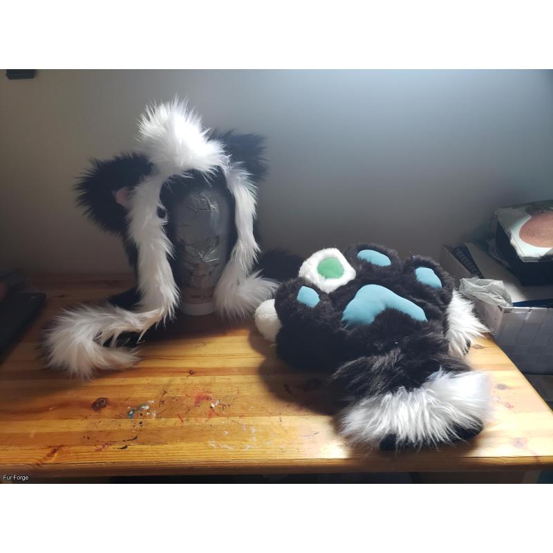 HQ hood and paws set