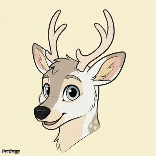 Alabaster deer partial