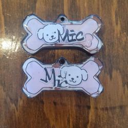 Custom name tag / keychain, size: regular
