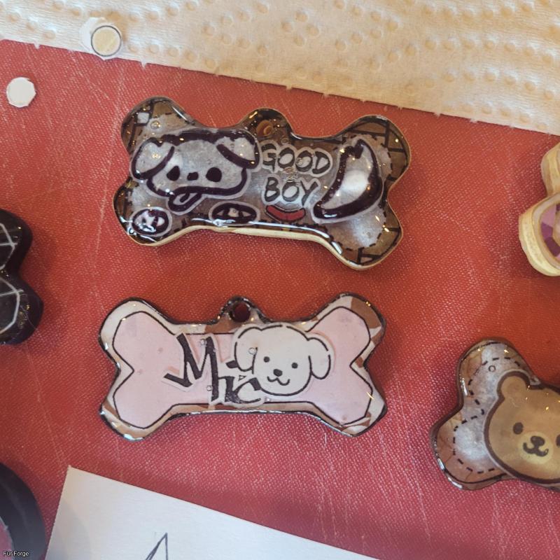 Custom name tag / keychain, size: regular