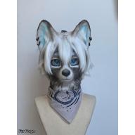 Semi-Kemono/realism fursuit head