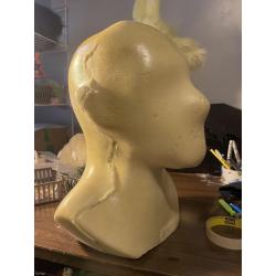 Rigid-Cast Foam Head Mannequin