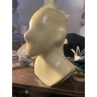 Rigid-Cast Foam Head Mannequin