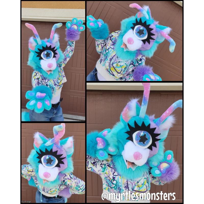 One Eyed Alien Cat Partial