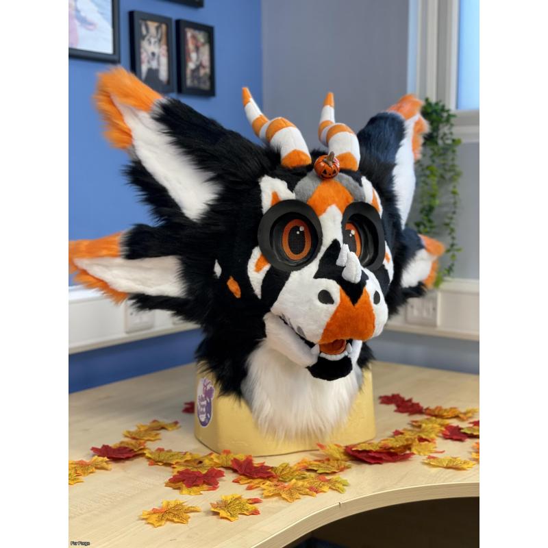 HALLOWEEN DRAGON by FireDog Fursuits!