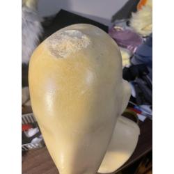 Rigid-Cast Foam Head Mannequin