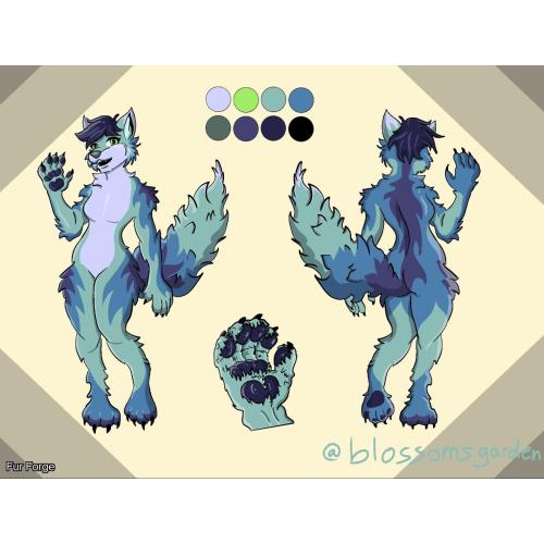 Custom Fursona Reference Sheet