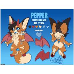 PEPPER THE FENNEC PARTIAL WITH ART AND FULL CHARACTER RIGHTS