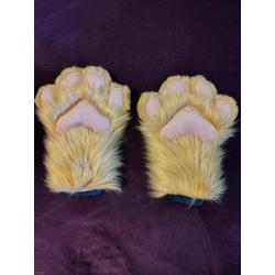 Fursuit Retriever Partial head and paws