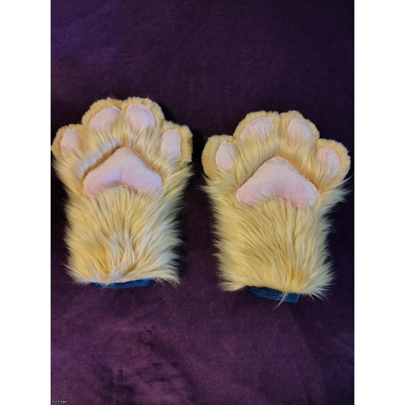 Fursuit Retriever Partial head and paws