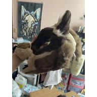 Fursuit Racoon Head As Is