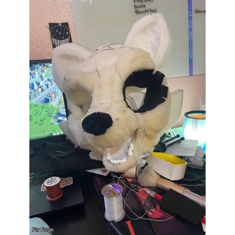 Fursuit Racoon Head As Is