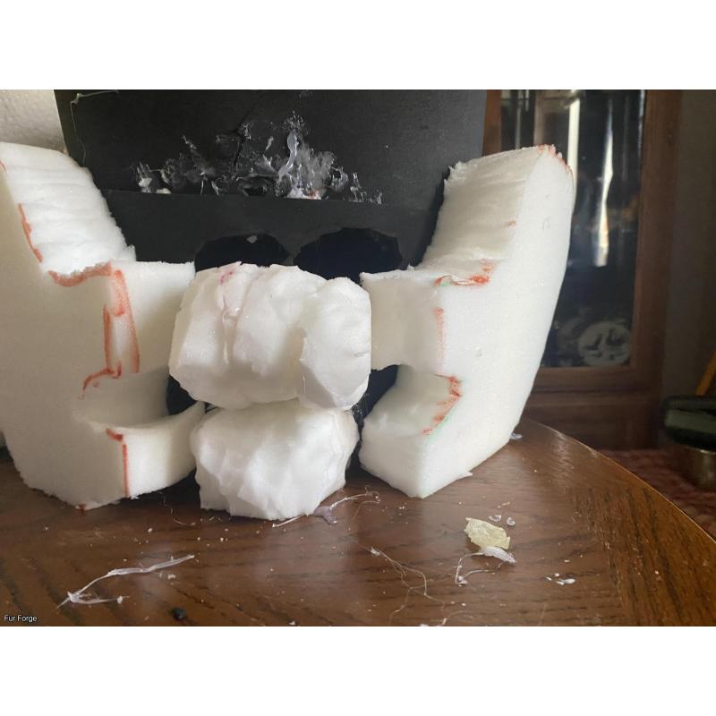 Fursuit head wip! UNFINISHED