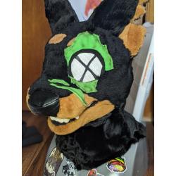 Zombie Doberman fursuit