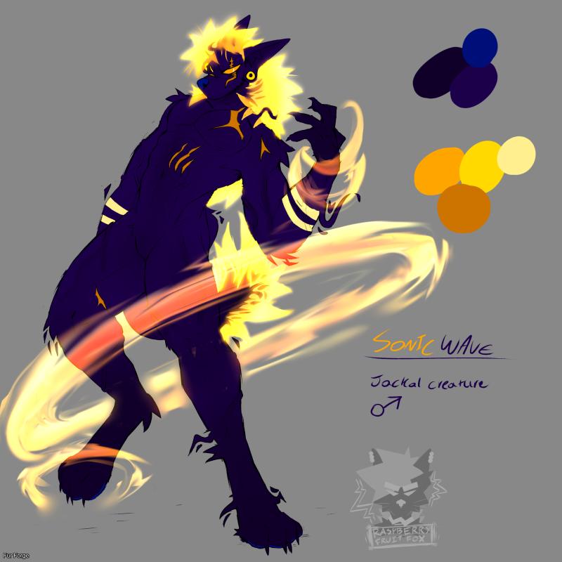 Sonic Wave - Jackal Creature Adopt