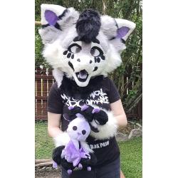 Dragon Fursuit Partial w/ Bat Plushie