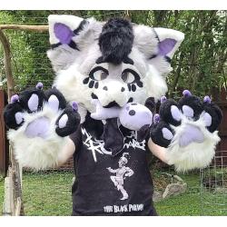 Dragon Fursuit Partial w/ Bat Plushie