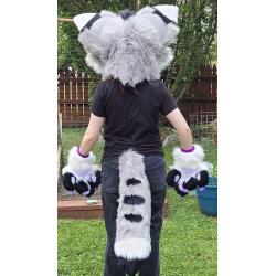 Dragon Fursuit Partial w/ Bat Plushie