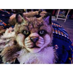 "Angry" cat partial fursuit