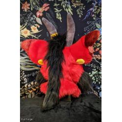 UV Reactive Jersey Devil Fursuit Head + Tail