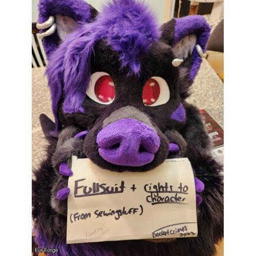 Sewingstuff fursuit - Fullsuit, art, items and character right!