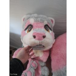 Pink ferret partial