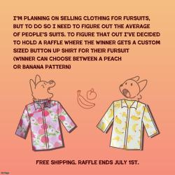 Raffle, fursuit clothing
