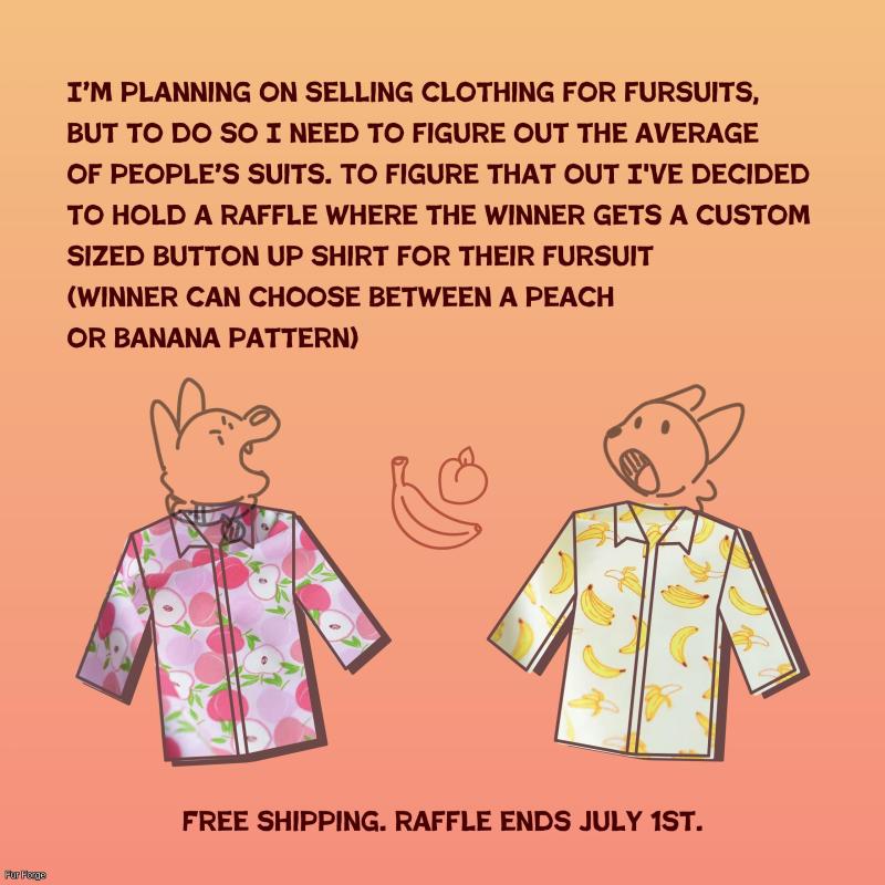Raffle, fursuit clothing